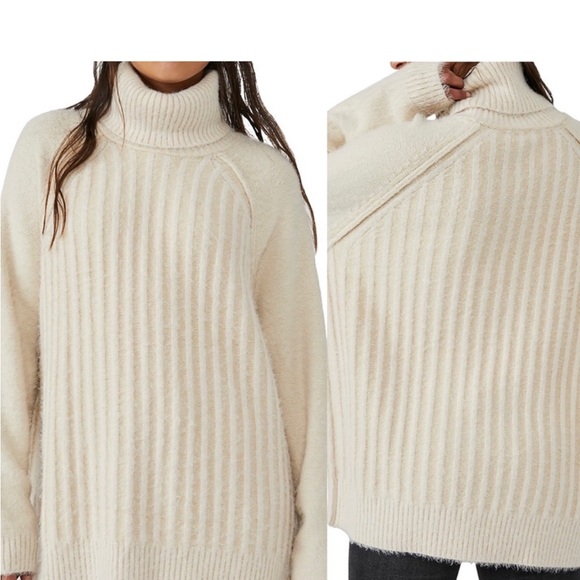 NWT. Free People Big City Turtleneck - Picture 1 of 14